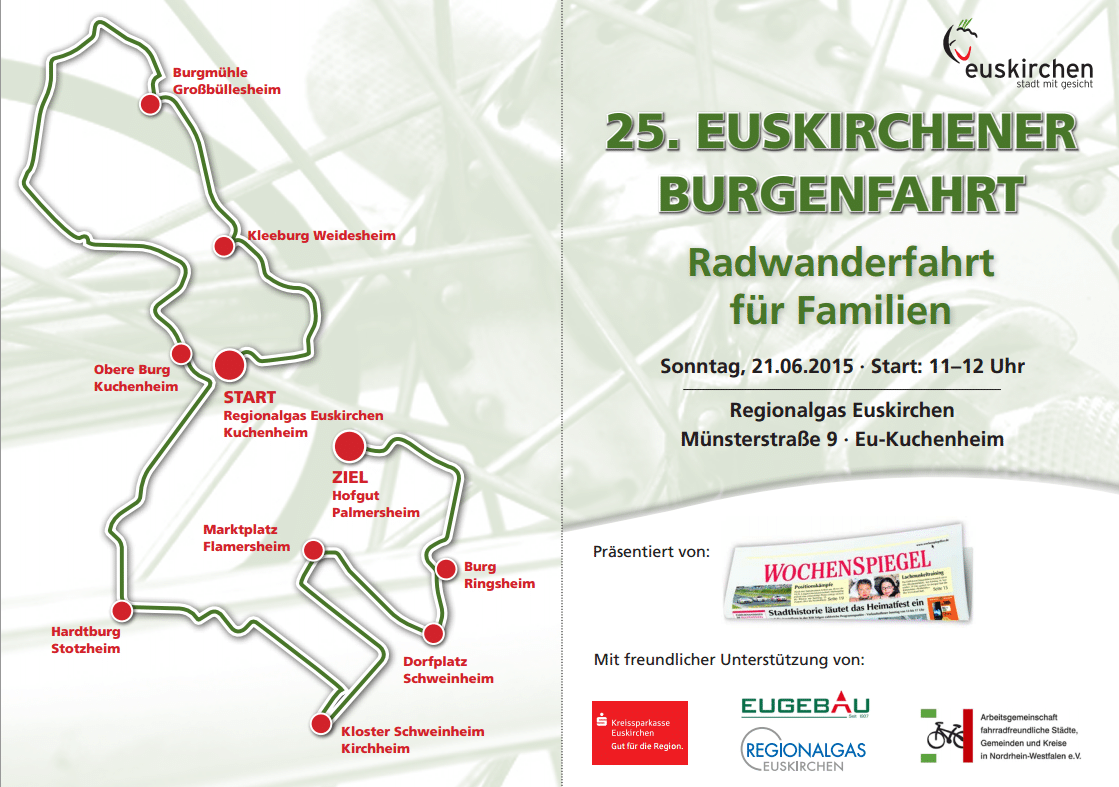 25. Euskirchener Burgenfahrt am 21.06.2015